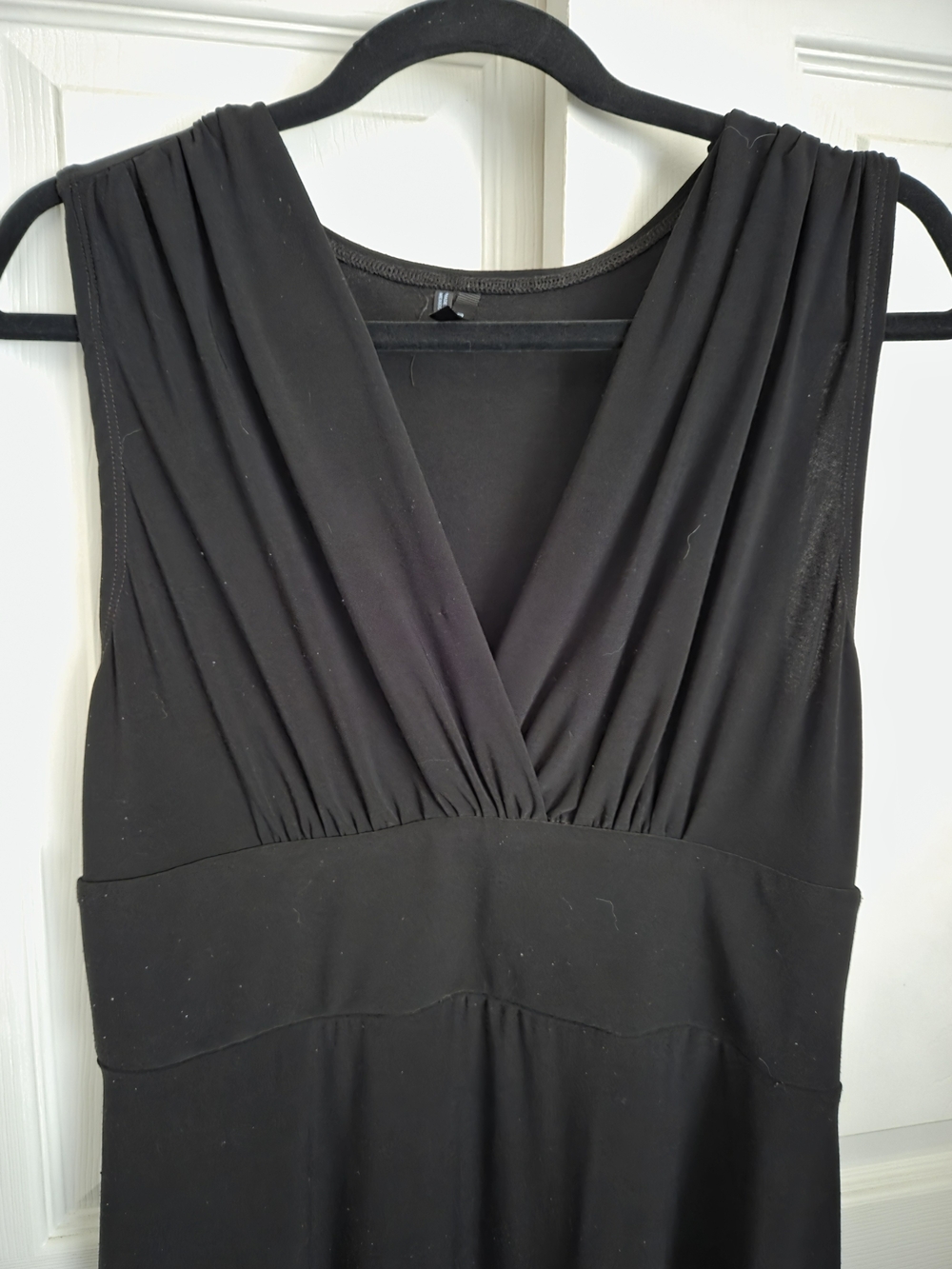 Maurices Black Sleeveless V-Neck Midi Dress